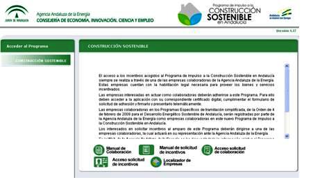 El Programa de Construcción Sostenible en Andalucía